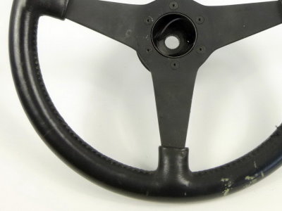 Porsche 911 - Moto-Lita 365mm Racing Leather Steering Wheel, 3 Solid-Spoke - Photo 5