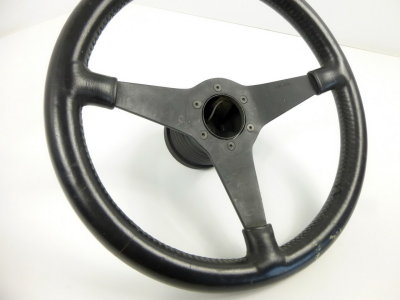 Porsche 911 - Moto-Lita 365mm Racing Leather Steering Wheel, 3 Solid-Spoke - Photo 13