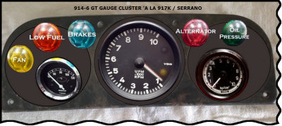 914-6 to 917K Gauge Cluster Panel - Photo 32