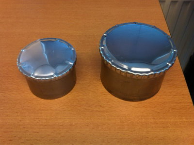 110mm Blau Steel Fuel Caps, New Production NOT ALUMINUM - Photo 5