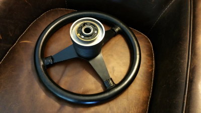 365mm Moto-Lita 3-Solid Spoke Leather Steering Wheel - Photo 15