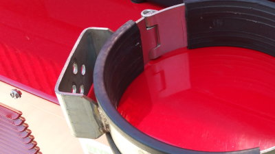 7 Inch Steel Bottle-Clamp - Photo 2