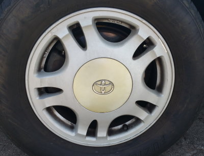 1996 Toyota Camry Alloy Wheel (Front Left) 20160320 