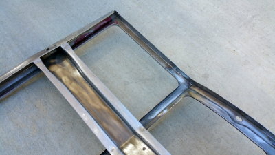 914-6 GT Engine Bay Lid Frame to Bare Metal (20160901) - Photo 7