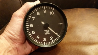 10K VDO Mechanical Tachometer (Magnetic Movement, not Chronometric) - Photo 7