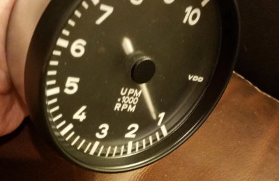 10K VDO Mechanical Tachometer (Magnetic Movement, not Chronometric) - Photo 17