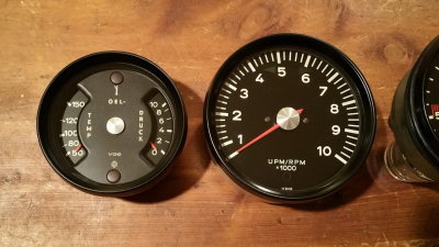 Early Euro 911 Porsche VDO OEM Gauges Restored - Photo 8