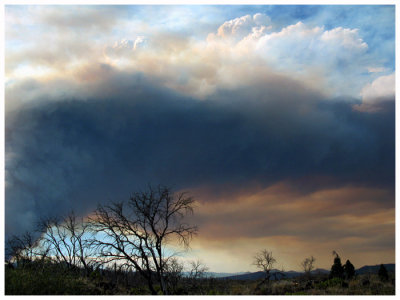 Fire in Lassen National Forest 