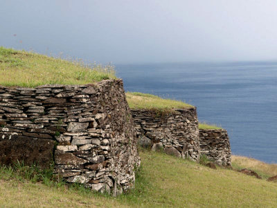 Restored beehive houses