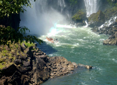 Boat trip into the falls - 1