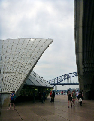 Smoky view of the bridge