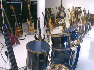 2900: Rows and rows of drums and guitars