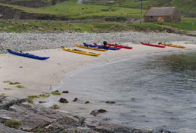 2286: Kayaks on the beach