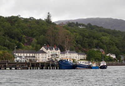 Eccles Hotel and the ferry wharf