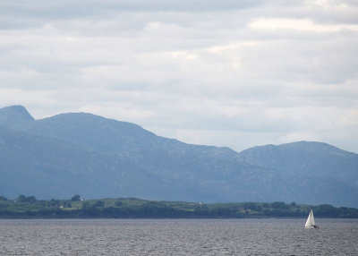 Looking north over Lismore Island