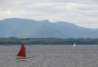 Looking north over Lismore Island