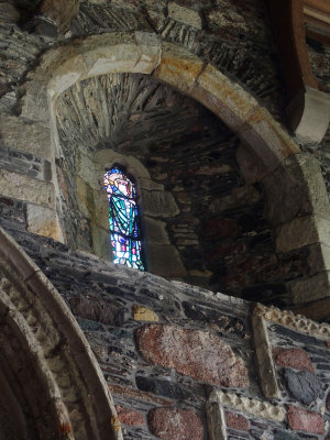 1399: Detail in the restored church