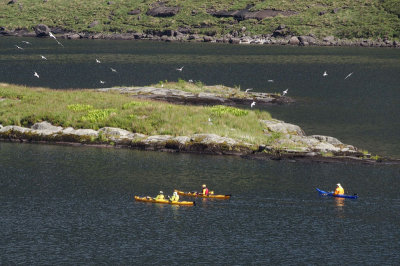 1506: Paddlers on  Loch Coruisk