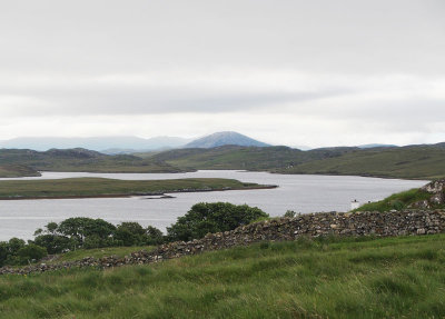 View west from among the Calanais Stones