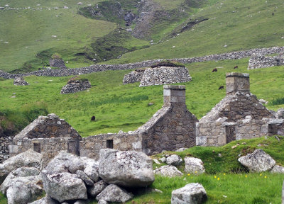 Ruins of the 19th Century houses