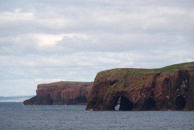 1990: Cliffs at the noth end of Papa Stour