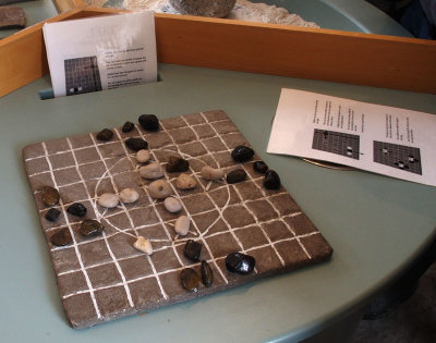 A game displayed in the museum