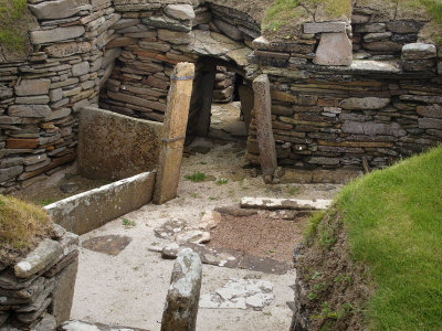 Remains of prehistoric village
