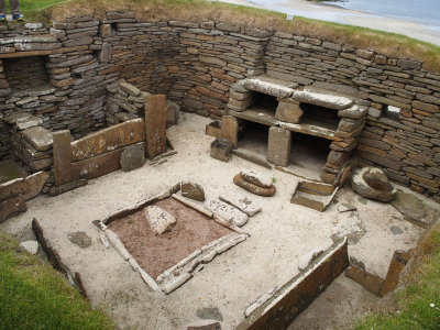 Remains of prehistoric village