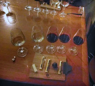 Chocolate paired with wine