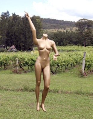 One of the mannequins of #32: Forest for the Trees by Keith Chidzey