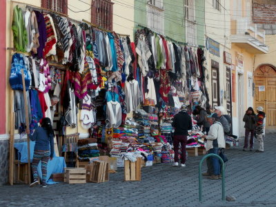 Fabric Stall near the station
