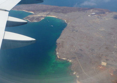 0917: Approaching Baltra Airport