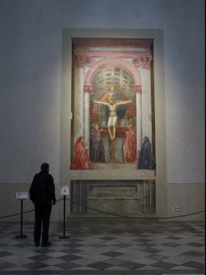 IMG_4362 Masaccio  Holy Trinity  Fresco - Sta. Maria Novella jpg