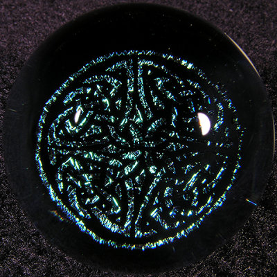 Dichroic Knot  Size: 0.97  Price: SOLD 