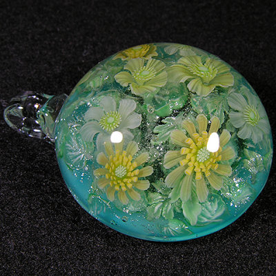 Wood Anemone and Celandine Size: 1.56 Price: SOLD 