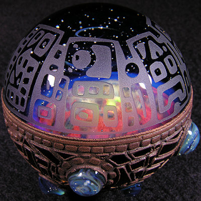 Tim's carving and copper electroforming patterns are PERFECT for this collab