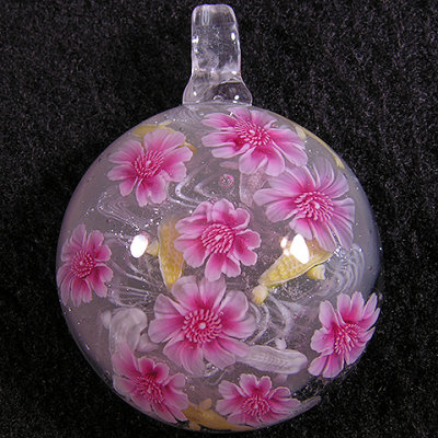 Cherry Blossoms and Koi Size: 1.62 Price: SOLD 