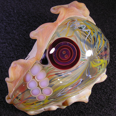 Mike Gong and Peter Muller: Voodoo Skull  Size: 2.56 x 2.08  Price: SOLD