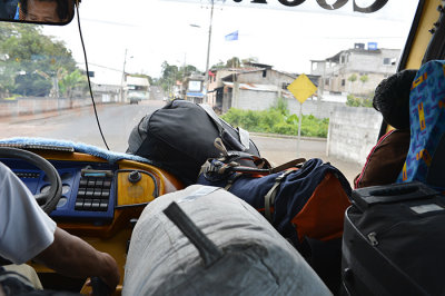 local bus to Puerto Ayora