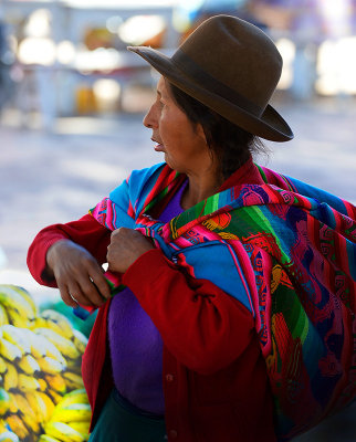 Sunday Pisac market.Peru