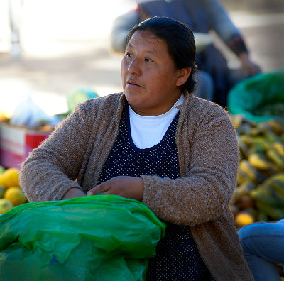 Sunday Pisac market.Peru