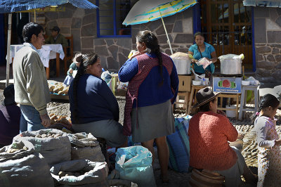 Sunday Pisac market.Peru