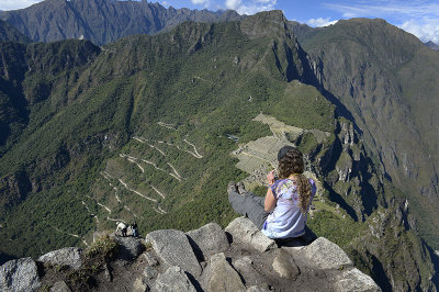 Great feeling on the top of Huayna Picchu