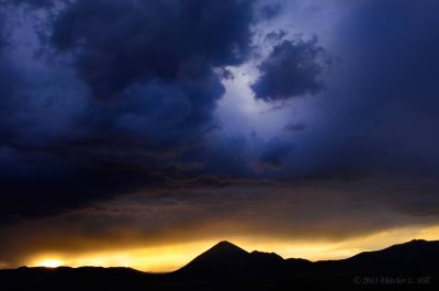 Glimmer over La Veta Pass