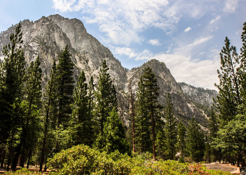 The Grand Sentinel (8518 feet) in Kings Canyon National Park
