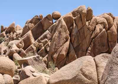 Rockpile in the Jumbo Rocks area in Joshua Tree National Park