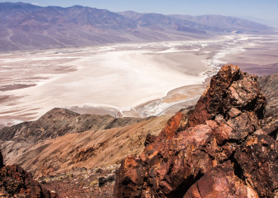 Dantes View of the valley at 5475 feet in Death Valley National Park