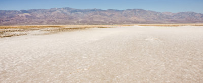 Badwater Basin at 282 feet below sea level, the lowest point in the Western Hemisphere, in Death Valley National Park