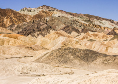 Along the Twenty Mule Team Canyon drive in Death Valley National Park