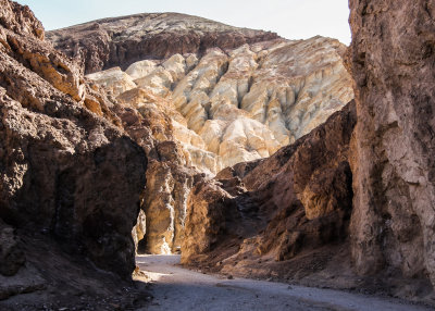 Entrance to Golden Canyon in Death Valley National Park